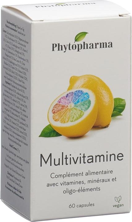 Immagine prodotto Phytopharma Tappi multivitaminici (60 Pezzo/i, Pillole, 69 g)