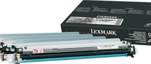 Actual product image Lexmark C53034X Photo conductor, C53x series, pack of 4