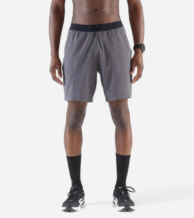 Image du produit Kalenji Short de running respirant Homme - KIPRUN Run 500 Dry Gris (L)