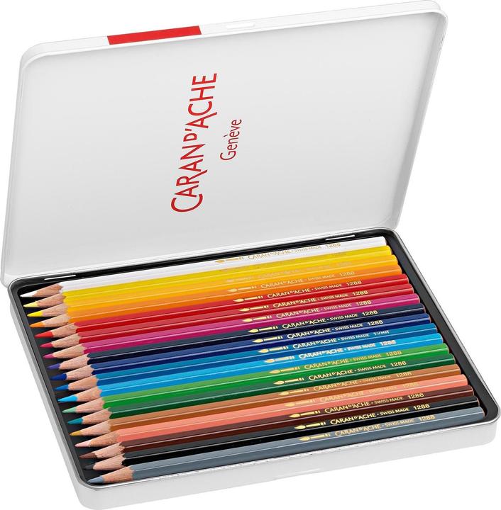 Produktbild Caran d'Ache Fancolor Farbstifte Metallschachtel (Mehrfarbig, 18 x)