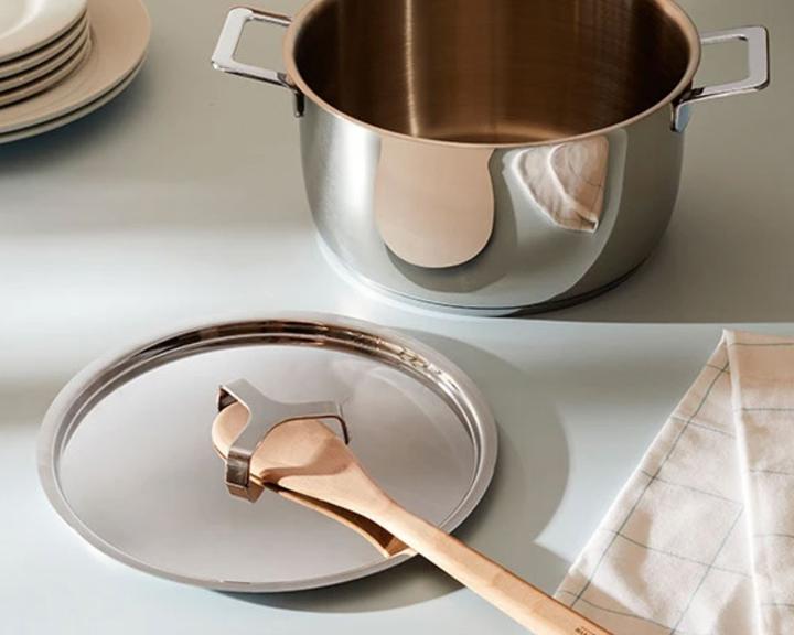 Immagine prodotto Alessi Pentole e padelle (24 cm, Set di pentole e padelle da cucina, Acciaio inossidabile)