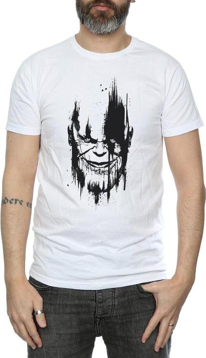 Image du produit Universal Textiles Mens Thanos Face Cotton T-Shirt (S)