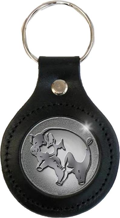 Pink Floyd Leder Schlüsselanhänger Schwein