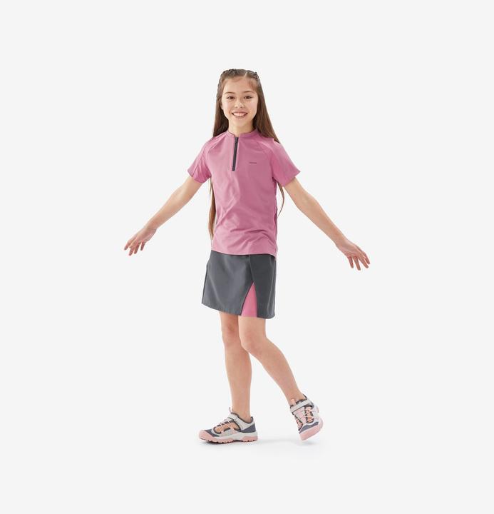 Actual product image Quechua Hosenrock Kinder Gr. 122–170 Wandern - MH100 grau (14, 15, 16)