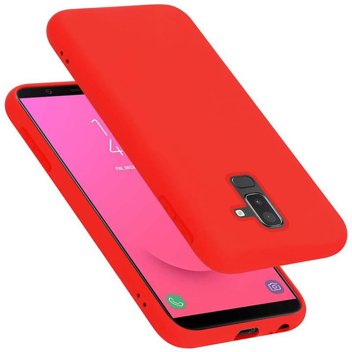 Actual product image Cadorabo TPU Liquid Silicone Case Cover (Samsung Galaxy J8 (2018))