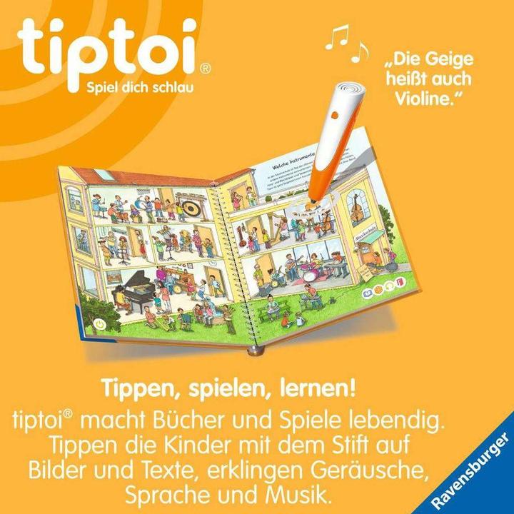 Image du produit tiptoi Wieso? Weshalb? Warum? Wir entdecken die Musik (Allemand, Inca Frison Inca, Guido Wandrey, 2023)