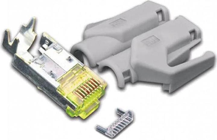 Immagine prodotto Wirewin Spina RJ45 Hirose TM31 50 pezzi, Grigio (Connettore del cavo di rete)