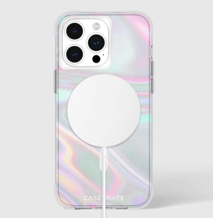 Immagine prodotto Case-Mate Bolla di sapone MagSafe - Custodia per iPhone 15 Pro Max (iridescente) (Apple iPhone 15 Pro Max)