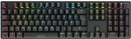Produktbild Sharkoon SKILLER SGK36W Red DE (DE, Kabellos)