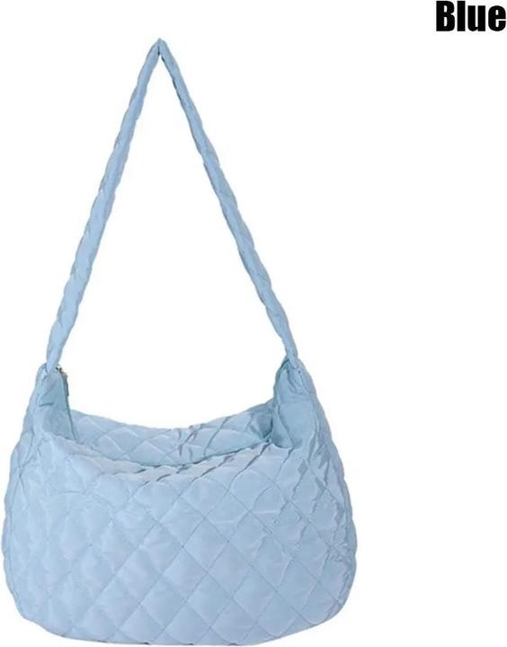 Only-Bags.Store Grosse Kapazität Gesteppte Tasche Winter Warm Leichte Daunen Baumwolle Gepolstert Plaid