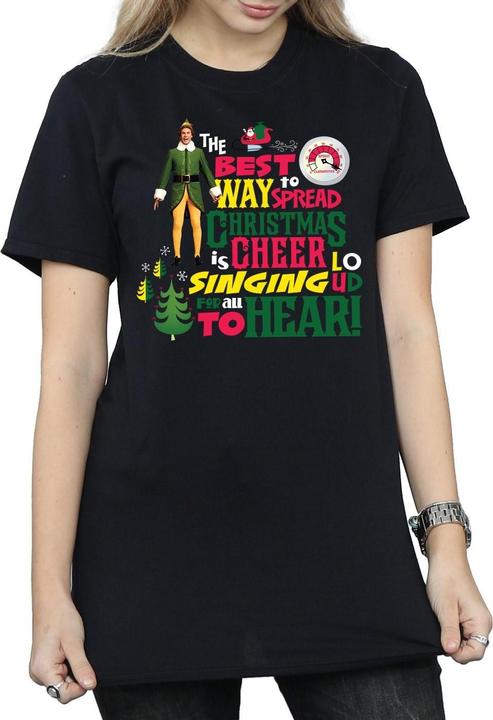 Immagine prodotto Elf Christmas Cheer Maglietta Ampia Donna (S)
