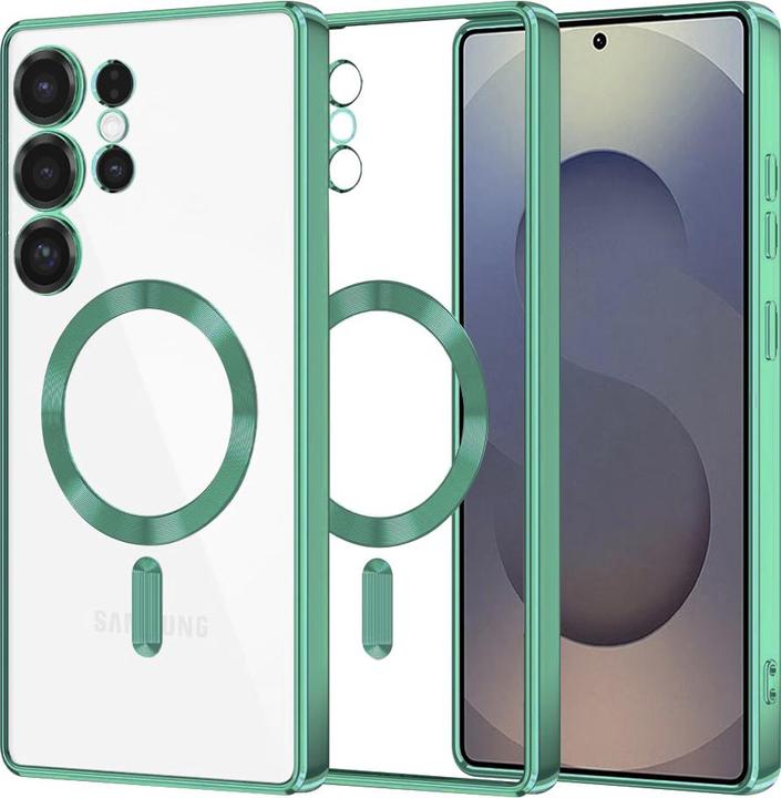 Produktbild Techsuit - Luxury Crystal MagSafe - Samsung Galaxy S25 Ultra - Light Green (Samsung Galaxy S25 Ultra)
