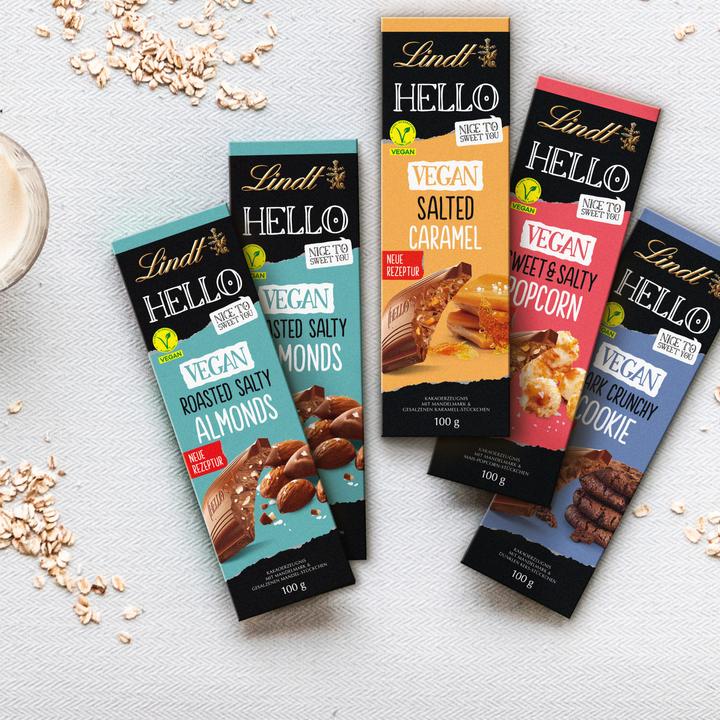 Actual product image Lindt Hello Vegan Cookie Bar (100 g)