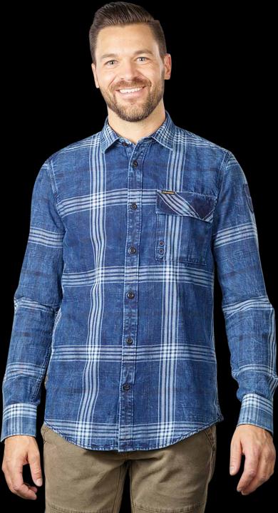 Immagine prodotto Pme Legend Blue Indigo Shirt Slub Check Real Indigo (XL)