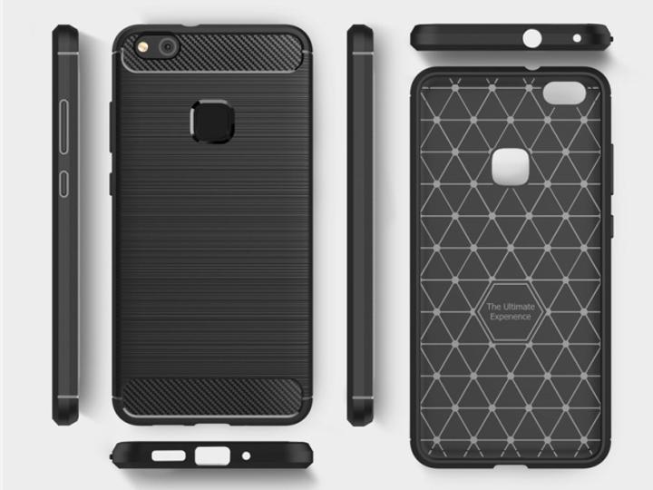 Actual product image Screenguard Huawei P10 Lite Cover Carbon Brushed Soft TPU (Huawei P10 Lite)