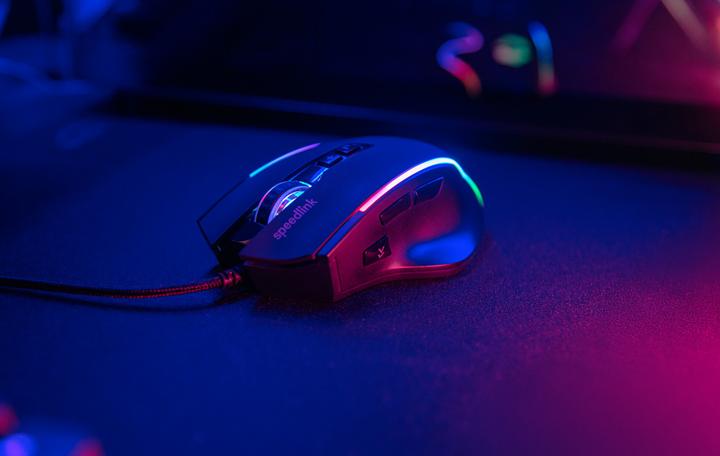 Image du produit Speedlink DECUS NX RGB Gaming Mouse, rubber-black (Filaire)