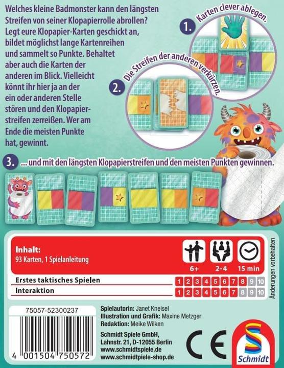 Produktbild Schmidt Spiele Monsterrolle (d) (Deutsch)