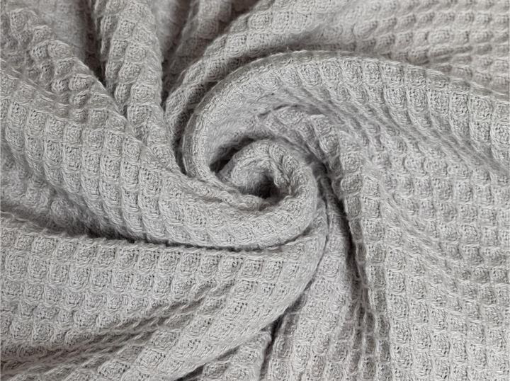 Actual product image Cocon Cotton blanket 150 x 200 cm, grey (150 x 200 cm)