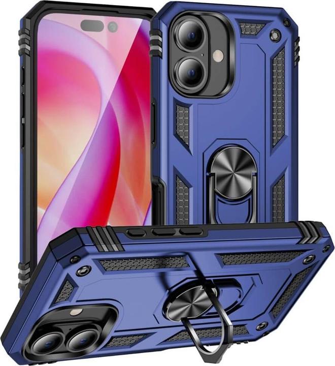 Produktbild Cover-Discount iPhone 16 - Robustes Back Cover mit Kickstand (Apple iPhone 16)