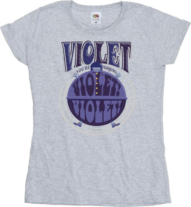 Produktbild Willy Wonka & the Chocolate Factory Violet Turning Violet TShirt (S)