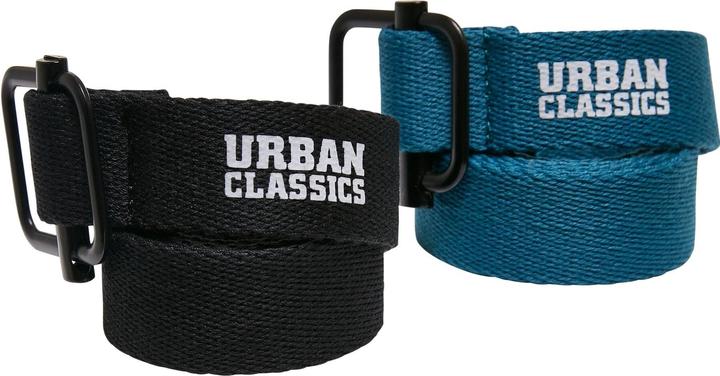 Urban Classics Industrial Canvas Belt Kids 2-Pack (One Size)