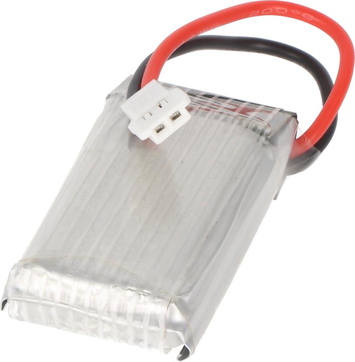 Actual product image AccuCell Li-polymer battery 390mAh 3.7V for model making, dimensions 39x22x7mm (3.70 V, 390 mAh)