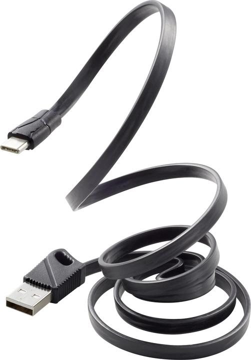 Actual product image Renkforce Shape Memory USB-C Charging Cable (1 m, USB 2.0)