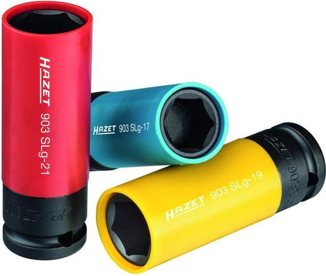 Produktbild HAZET Schlag-, Maschinenschrauber Steckschlüsseleinsatz ∙ Sechskant 903SLG-17 ∙ Vierkant12,5 mm (1/… (17 mm)