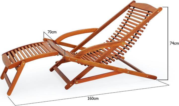 Image du produit Casaria Bain de soleil (152 cm)
