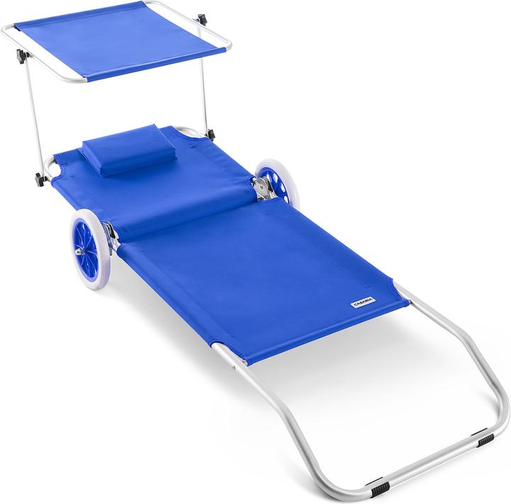 Produktbild Casaria Alu Sonnenliege (150 cm)