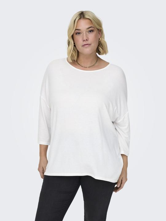 Immagine prodotto Only Top curvy dalla vestibilità ampia con maniche a 3/4 Top (54)