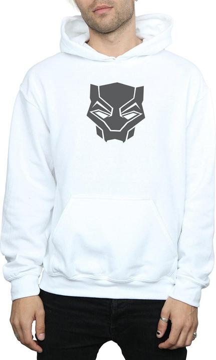 Produktbild Black Panther Schwarz auf Schwarz Hoodie (M)
