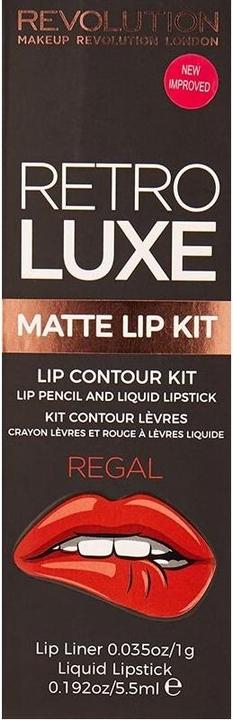 Produktbild Makeup Revolution Retro Luxe Matte Lip Kit (Regal)
