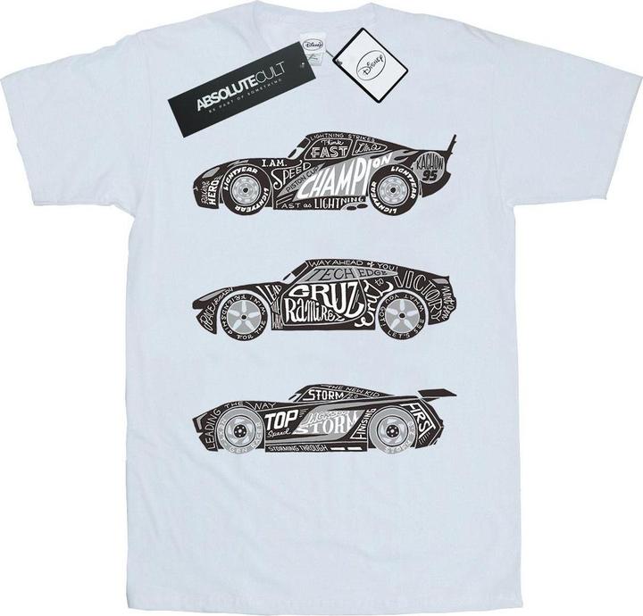 Image du produit Disney - T-shirt CARS TEXT RACERS - Femme (L)