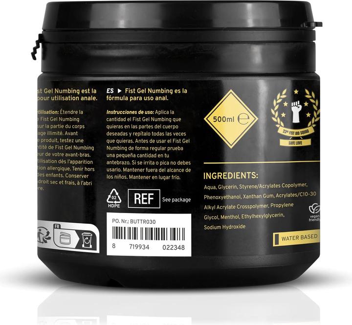 Produktbild Buttr Fisting Gel Betäubend (500 ml)
