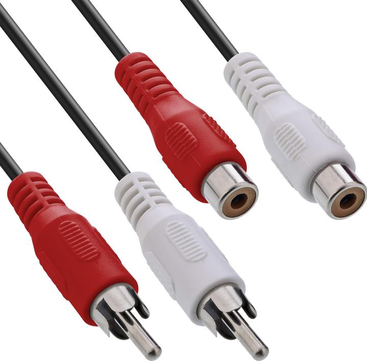 Produktbild InLine Cinch Verlängerung (5 m, Cinch)