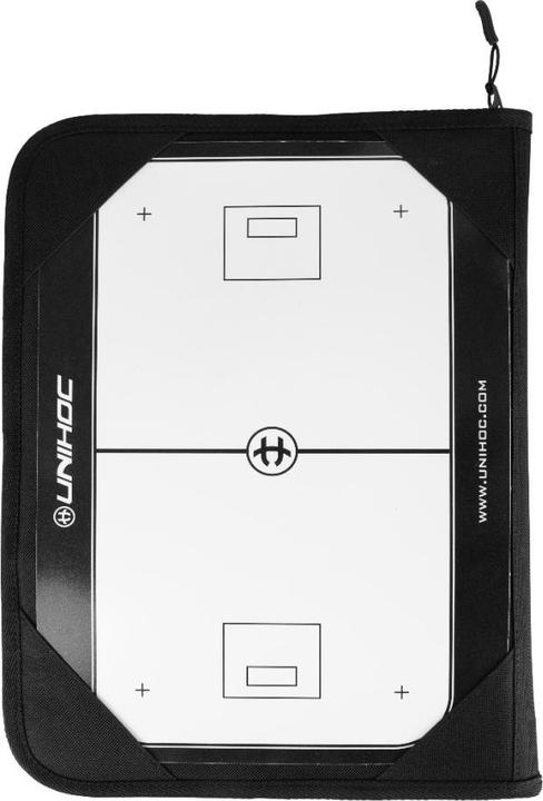 Unihoc Coach Mappe DARK LINE schwarz mit Taktiktafel (One Size)