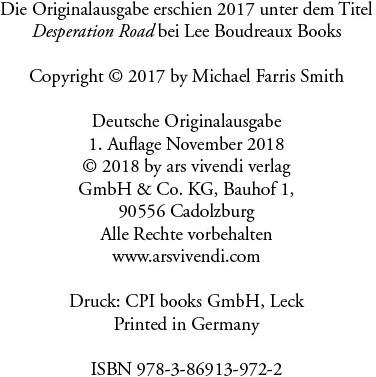 Image du produit Desperation Road (Allemand, Michael Farris Smith, 2018)
