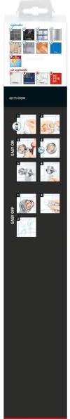 Image du produit tesa LOXX Porte-serviettes à deux bras avec solution adhésive sans perçage