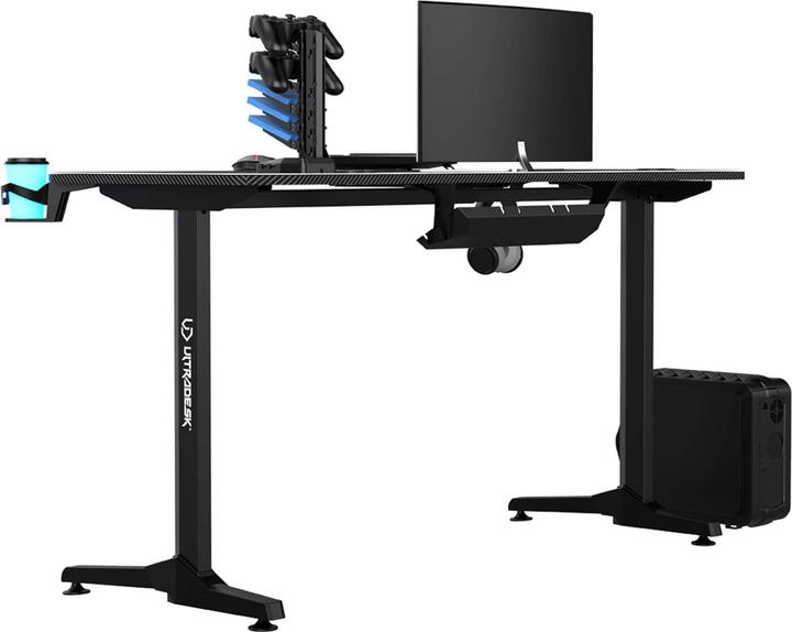 Image du produit Ultradesk Biurko Frag Czarne 140 cmx60 cm