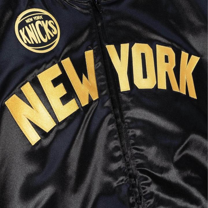 Produktbild Mitchell & Ness M&N Big Face 4.0 Satin Jacke - NBA New York Knicks - L (L)
