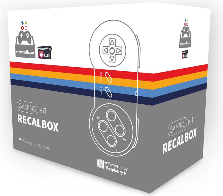 Actual product image HutoPi Raspberry Pi 5 Gaming Kit RECALBOX version