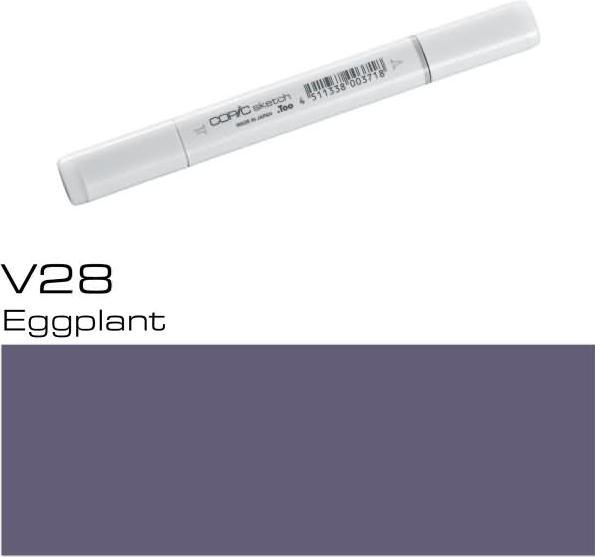 Actual product image Copic Sketch type V - 28 (V28 - Eggplant, 1 x)