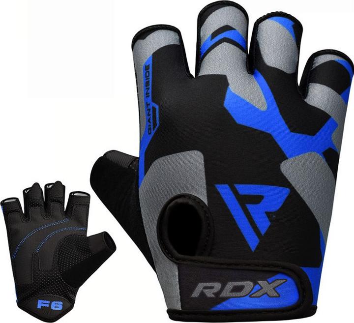 Actual product image Rdx Gym Gloves Sumblimation F6 Blue-S (S)
