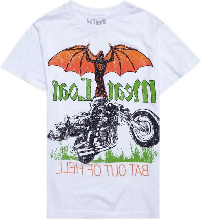 Universal Textiles Unisex Adult Bat Out Of Hell Cotton T-Shirt (XL)