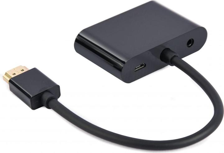 Image du produit Gembird HDMI mâle vers HDMI femelle + VGA f (HDMI, VGA, 210 cm)