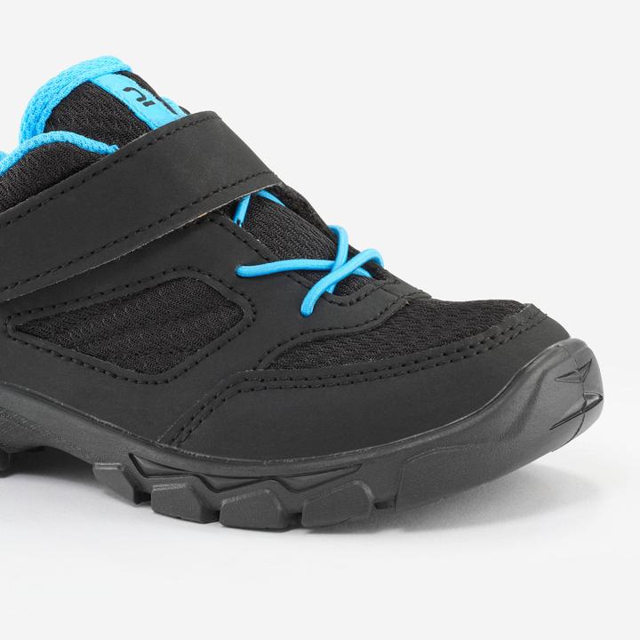 Immagine prodotto Quechua Scarpe da trekking per bambini taglia 24-34 con chiusura a velcro - NH100 nero (27)