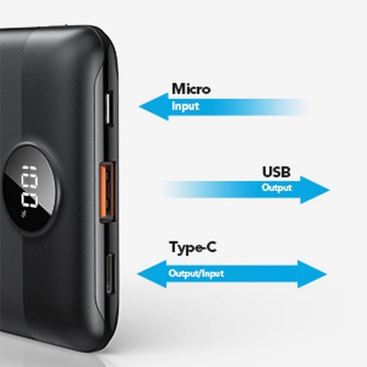 Produktbild Veger S11 Powerbank Digital - 10'000mAh (10000 mAh, 22.50 W, 22.50 Wh)