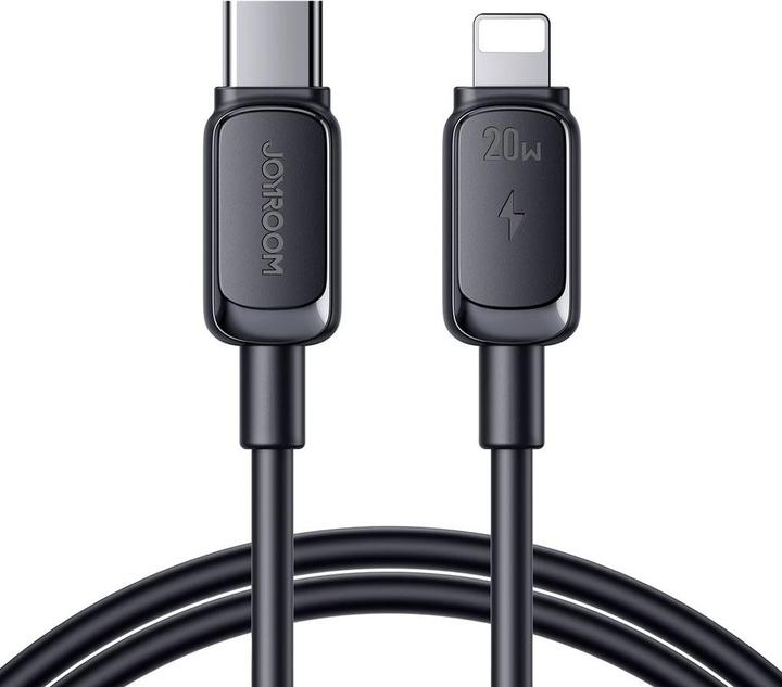 Actual product image Joyroom Color Series USB-C - Lightning Cable 20W, 1.2m - Black (1.20 m, USB 3.2 Gen 2)