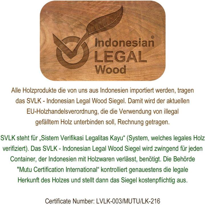 Actual product image VCM 3-Sitzer Gartenbank Parkbank hochwertig massiv Teak Holz natur 150 cm
